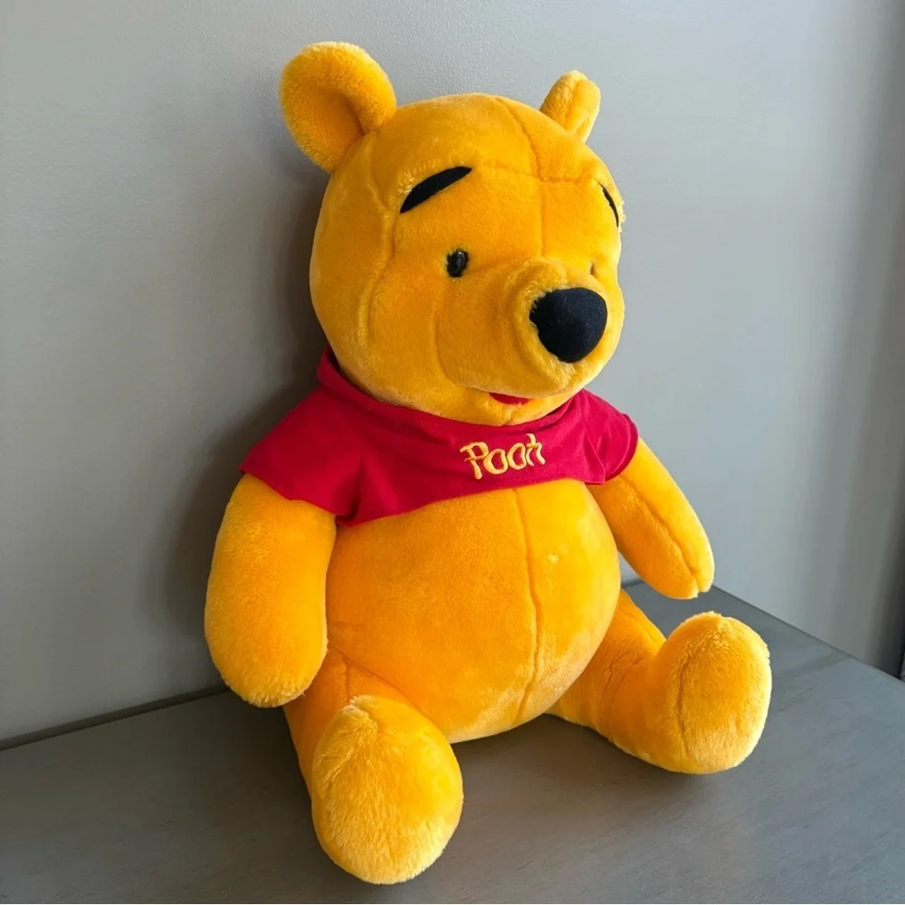 VTG Mattel Disney LARGE Winnie the Pooh Bear Plush Stuffed Animal Arcotoys 20